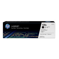 HP Confezione da 2 cartucce originali di Toner nero LaserJet 128A