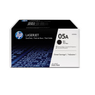 HP Confezione doppia di cartucce toner originali nero 05A LaserJet