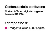 HP Cartuccia Toner originale magenta LaserJet 131A