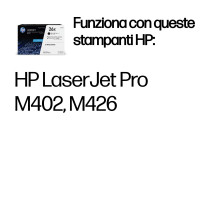 HP Confezione da 2 cartucce Toner originali nero ad alta capacità LaserJet 26X