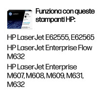 HP Cartuccia toner nero originale LaserJet 37A