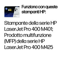 HP Cartuccia Toner originale nero ad alta capacità LaserJet 80X