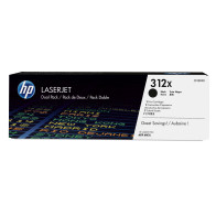 HP Confezione da 2 cartucce Toner originali nero ad alta capacità LaserJet 312X