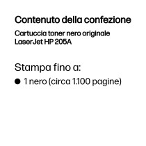 HP Cartuccia toner nero originale LaserJet 205A