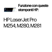 HP LaserJet Cartuccia toner giallo originale ad alta capacità 203X
