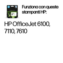 HP Cartuccia originale inchiostro nero ad alta capacità 932XL