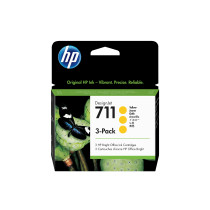 HP Confezione da 3 cartucce di inchiostro giallo DesignJet 711, 29 ml