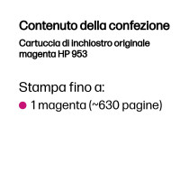 HP Cartuccia di inchiostro originale magenta 953