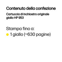 HP Cartuccia di inchiostro originale giallo 953