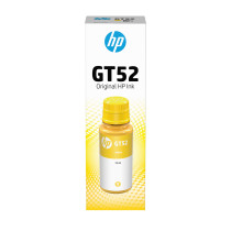 HP Flacone di inchiostro giallo originale GT52