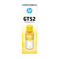 HP Flacone di inchiostro giallo originale GT52