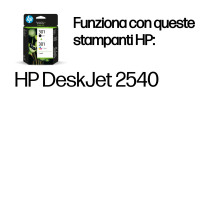 HP Confezione da 2 cartucce originali di inchiostro nero/tricromia 301