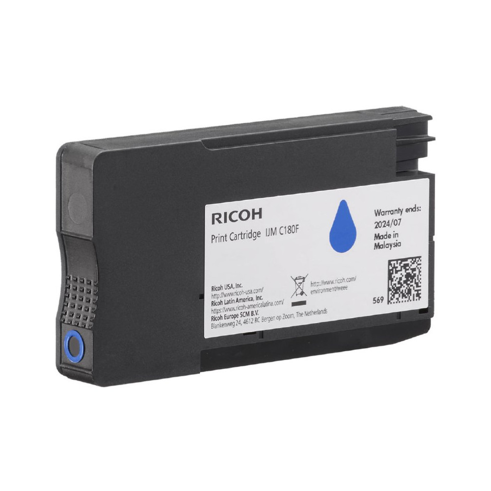 Ricoh 408518 cartuccia toner 1 pz Originale Ciano