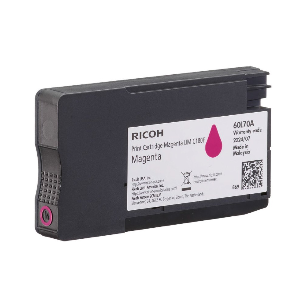 Ricoh 408519 cartuccia toner 1 pz Originale Magenta