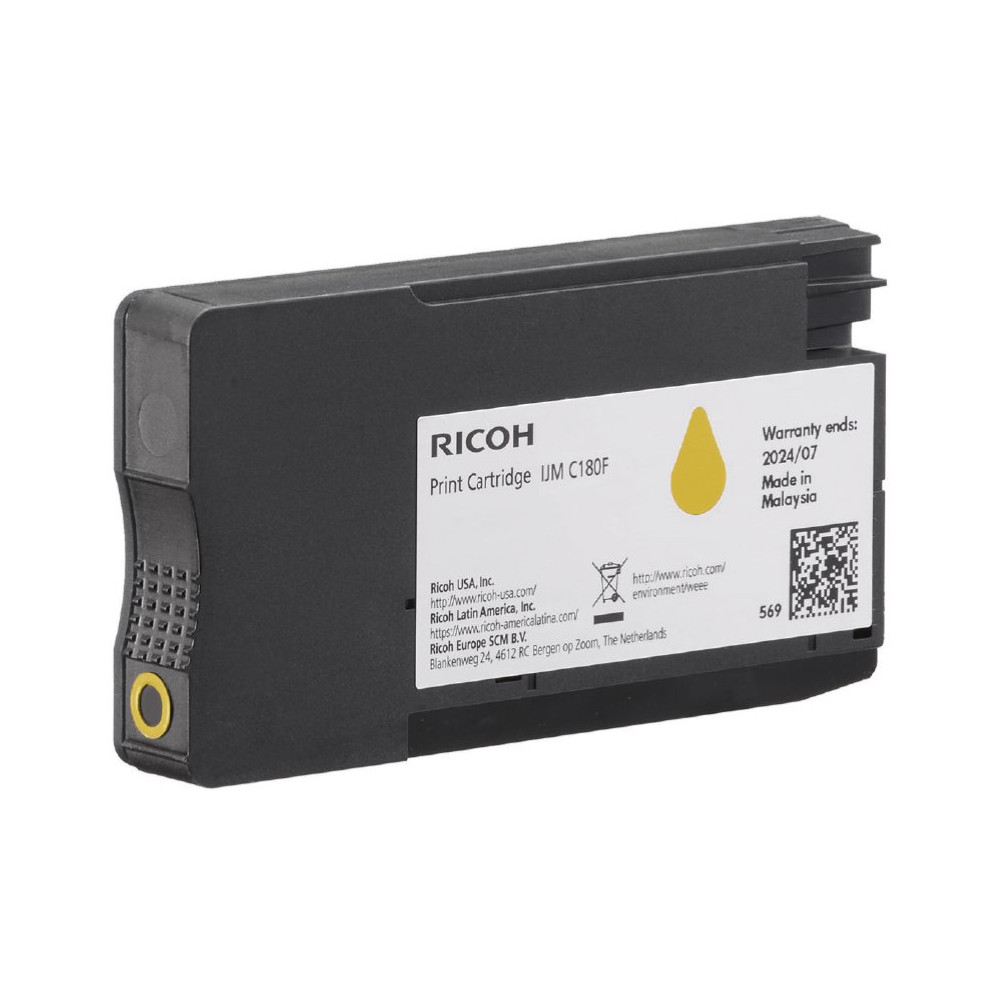Ricoh 408520 cartuccia toner 1 pz Originale Giallo
