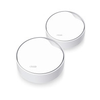 TP-Link DECO X50-POE(2-PACK) sistema Wi-Fi Mesh Dual-band (2.4 GHz/5 GHz) Wi-Fi 6 (802.11ax) Bianco Interno