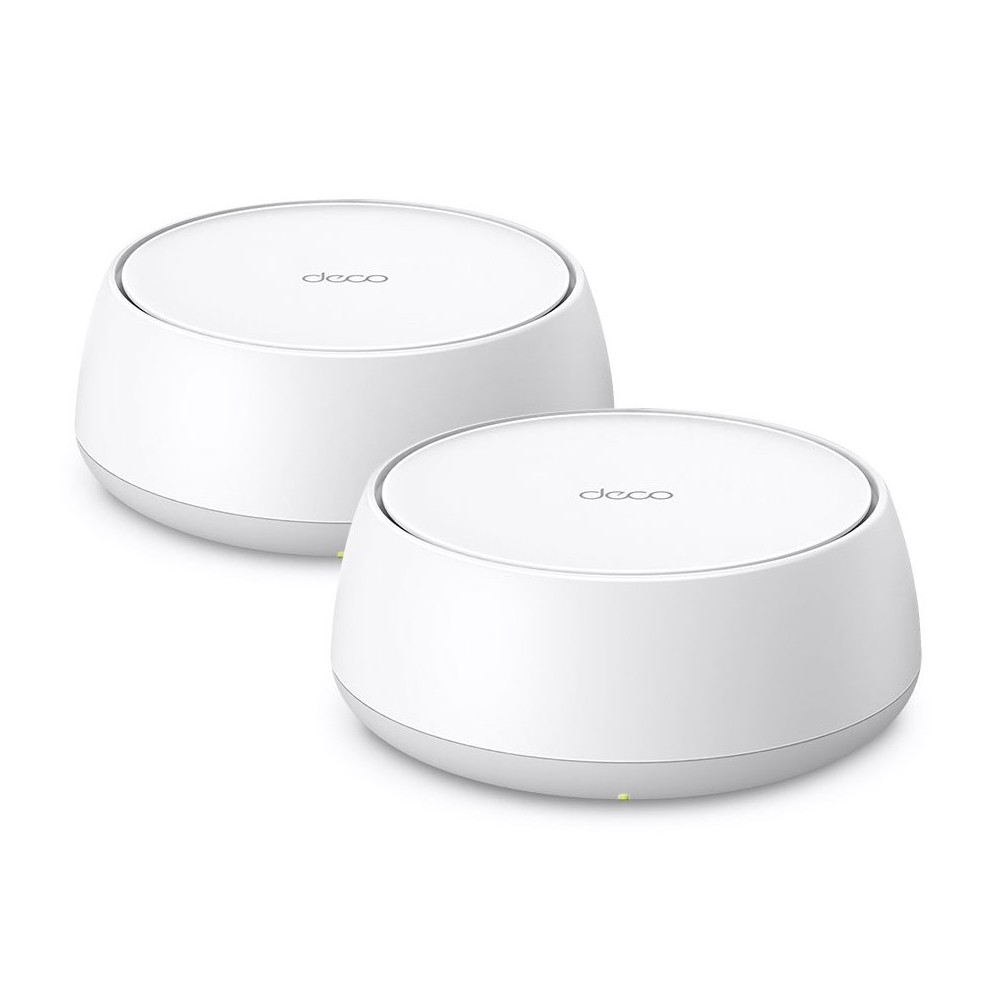 TP-Link DECO BE25(2-PACK) sistema Wi-Fi Mesh Dual-band (2.4 GHz/5 GHz) Wi-Fi 7 (802.11be) Bianco Interno