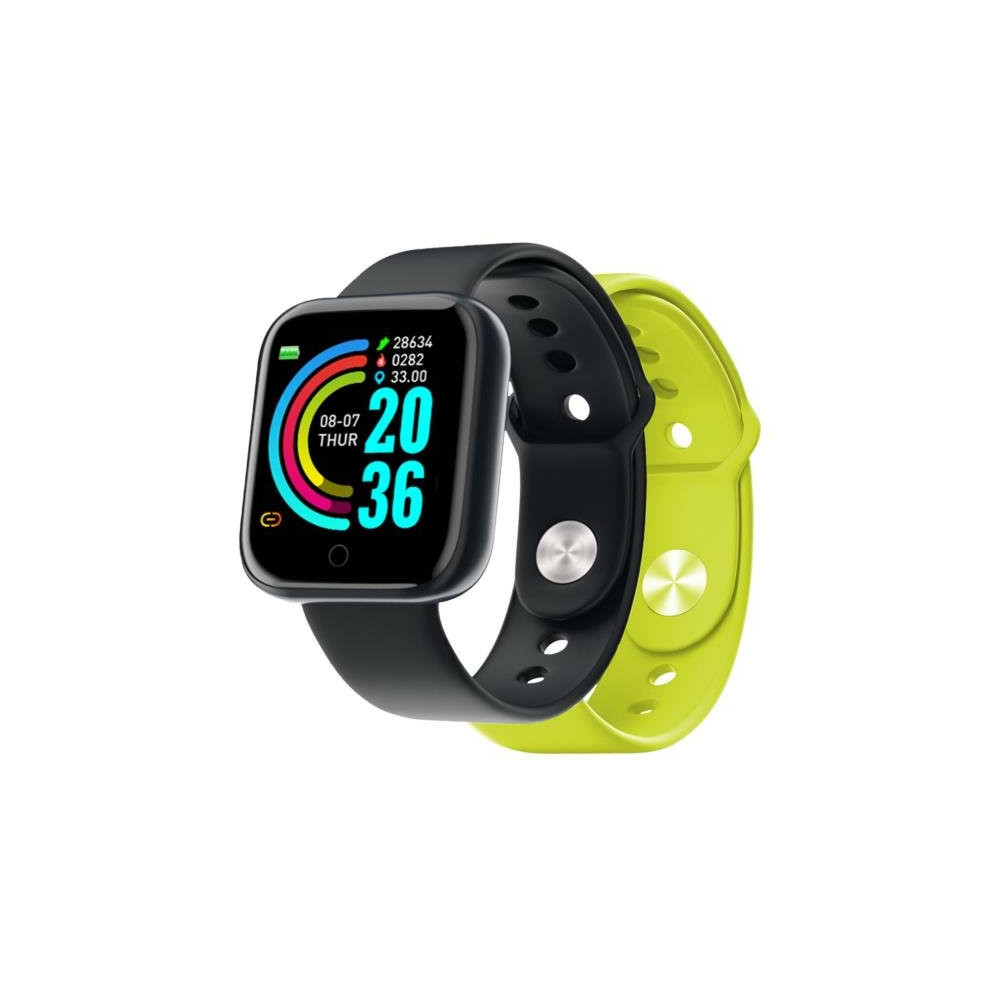 Nilox Smartwatch Trailband 1.44" + 2 Cinturini Intercambiabili NXSWTRAILBANDYL