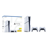 PS5 Console 1TB Standard Slim White + 2 DualSense ITA Sony Computer Ent. 1000050116