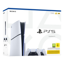 PS5 Console 1TB Standard Slim White + 2 DualSense ITA Sony Computer Ent. 1000050116