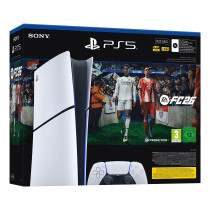PS5 Console 825GB Digital Edition E Chassis White + FC 26 ITA Sony Computer Ent. 1000049874