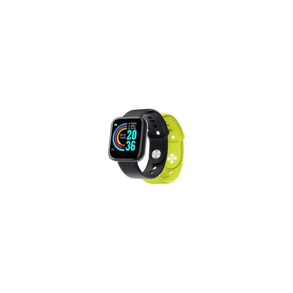 Nilox Smartwatch Trailband 1.44" + 2 Cinturini Intercambiabili NXSWTRAILBANDYL