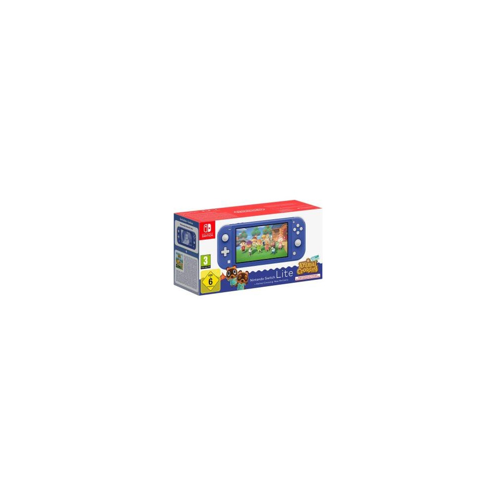 Switch lite Console Animal Crossing Blue Nintendo 10017611
