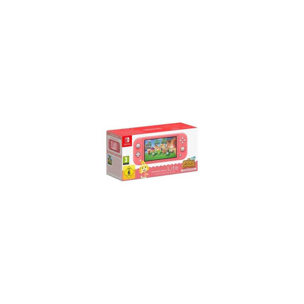 Switch lite Console Animal Crossing Coral Nintendo 10017609