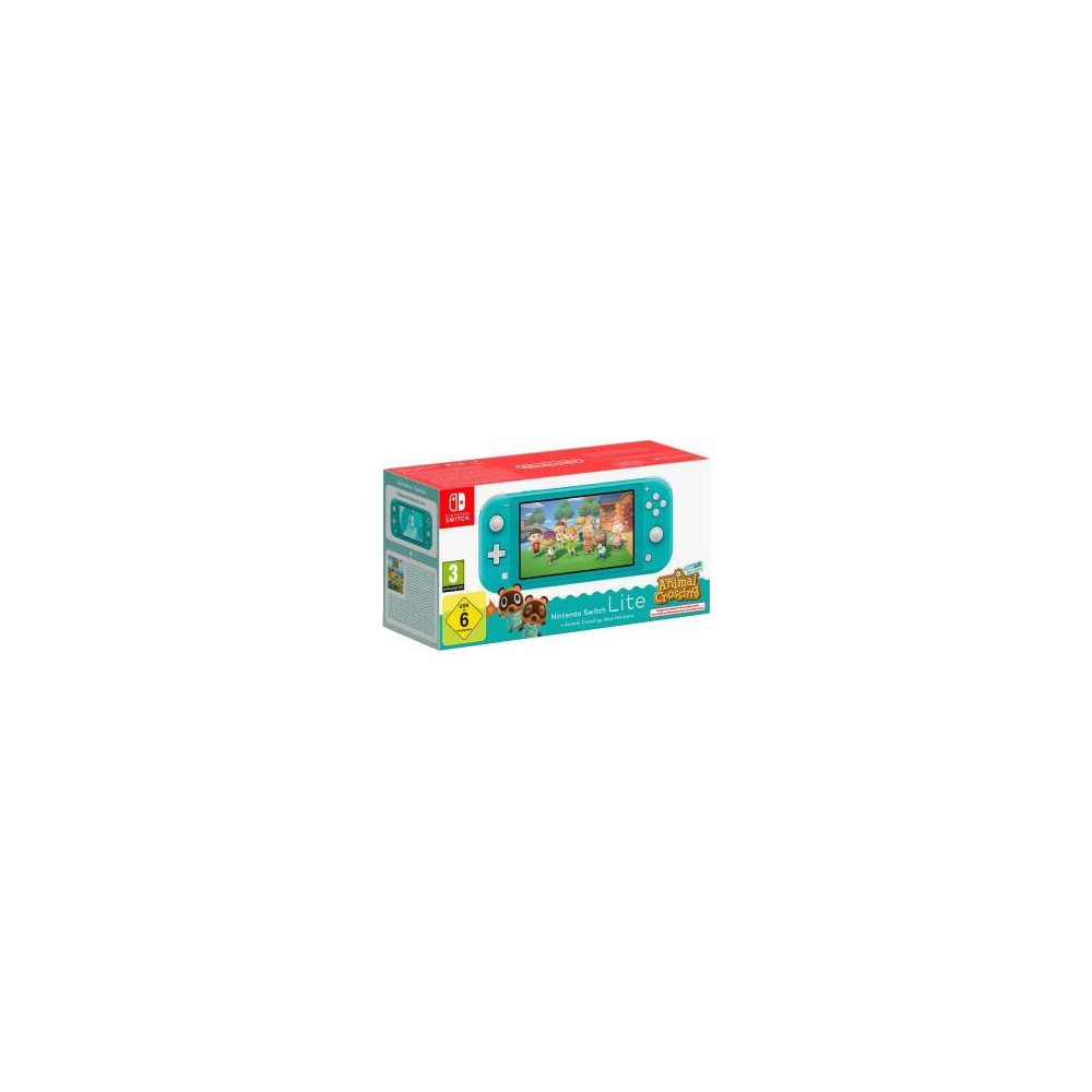 Switch lite Console Animal Crossing Turquoise Nintendo 10017607