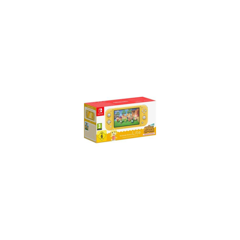 Switch lite Console Animal Crossing Yellow Nintendo 10017605