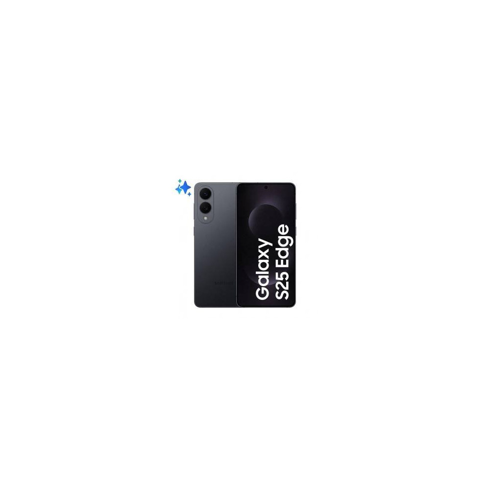 Samsung SM-S937 S25 Edge 12+512GB 6.7" 5G Titanium Jetblack DS EU