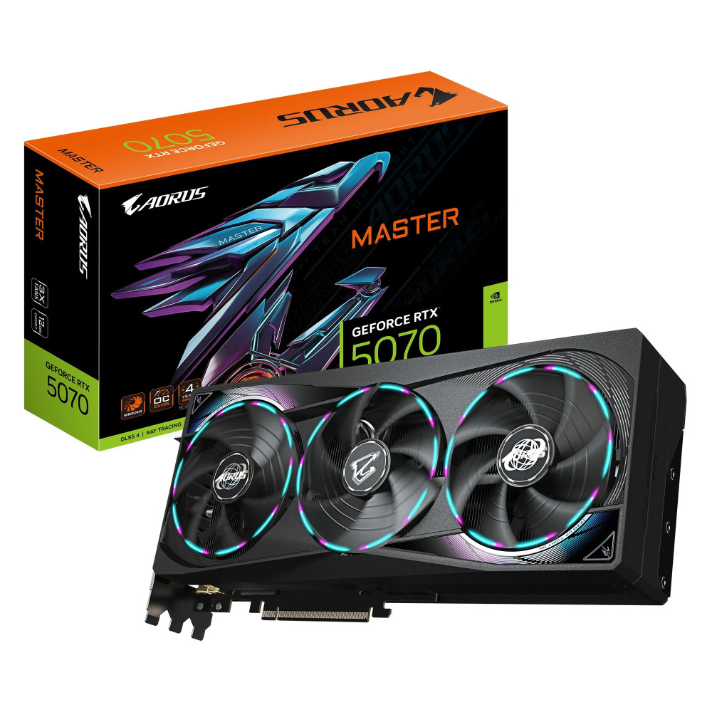 Gigabyte AORUS GeForce RTX 5070 MASTER 12G - Scheda video