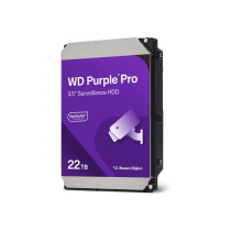 WD Purple Pro WD221PURP - Disco rigido - 22 TB - Sorveglianza, video intelligente - interno - 3.5" (8.9 cm)