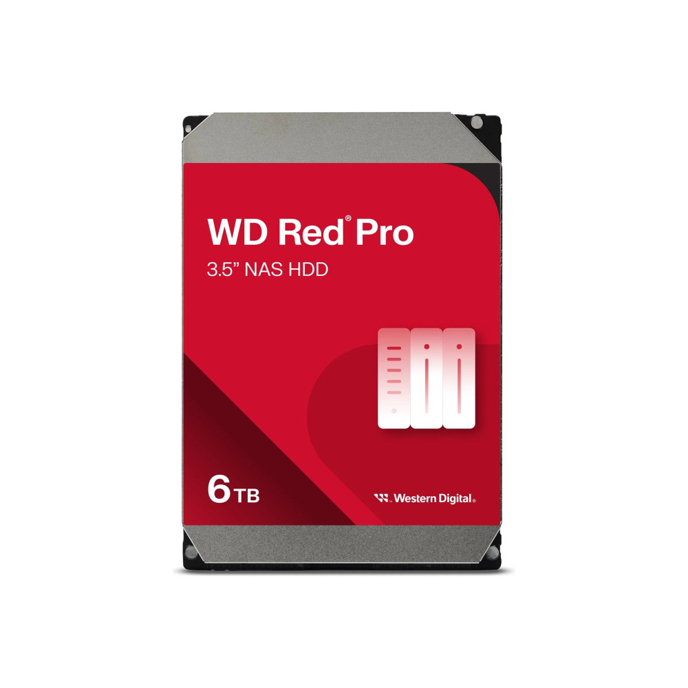 WD Red Pro WD6005FFBX - Disco rigido - 6 TB - interno - 3,5" (8,9 cm)