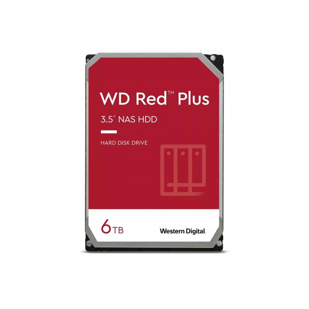 HDD Western Digital Red Plus WD60EFPX 3.5" 6 TB SATA III