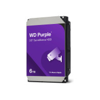 WD Purple WD64PURZ - Disco rigido - 6 TB - sorveglianza - interno - 3,5" (8,9 cm)