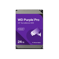 WD Purple Pro WD240PURP - Disco rigido - 24 TB - Sorveglianza, trasmissione video intelligente - interno - 3,5" (8,9 cm)