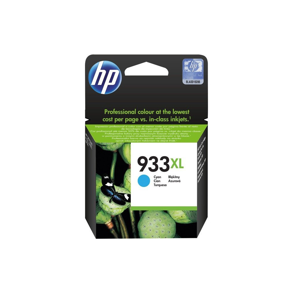 HP Cartuccia originale inchiostro ciano ad alta capacità 933XL
