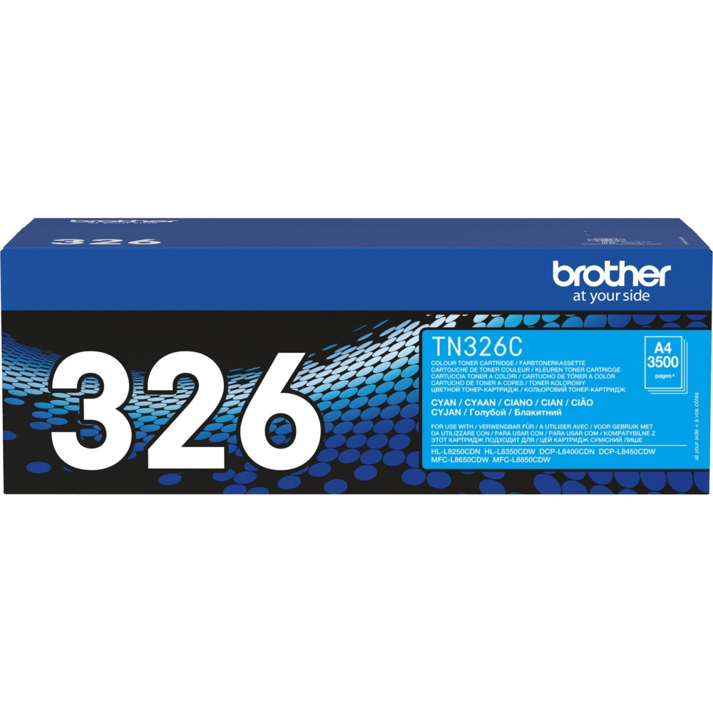 Brother TN-326C cartuccia toner 1 pz Originale Ciano