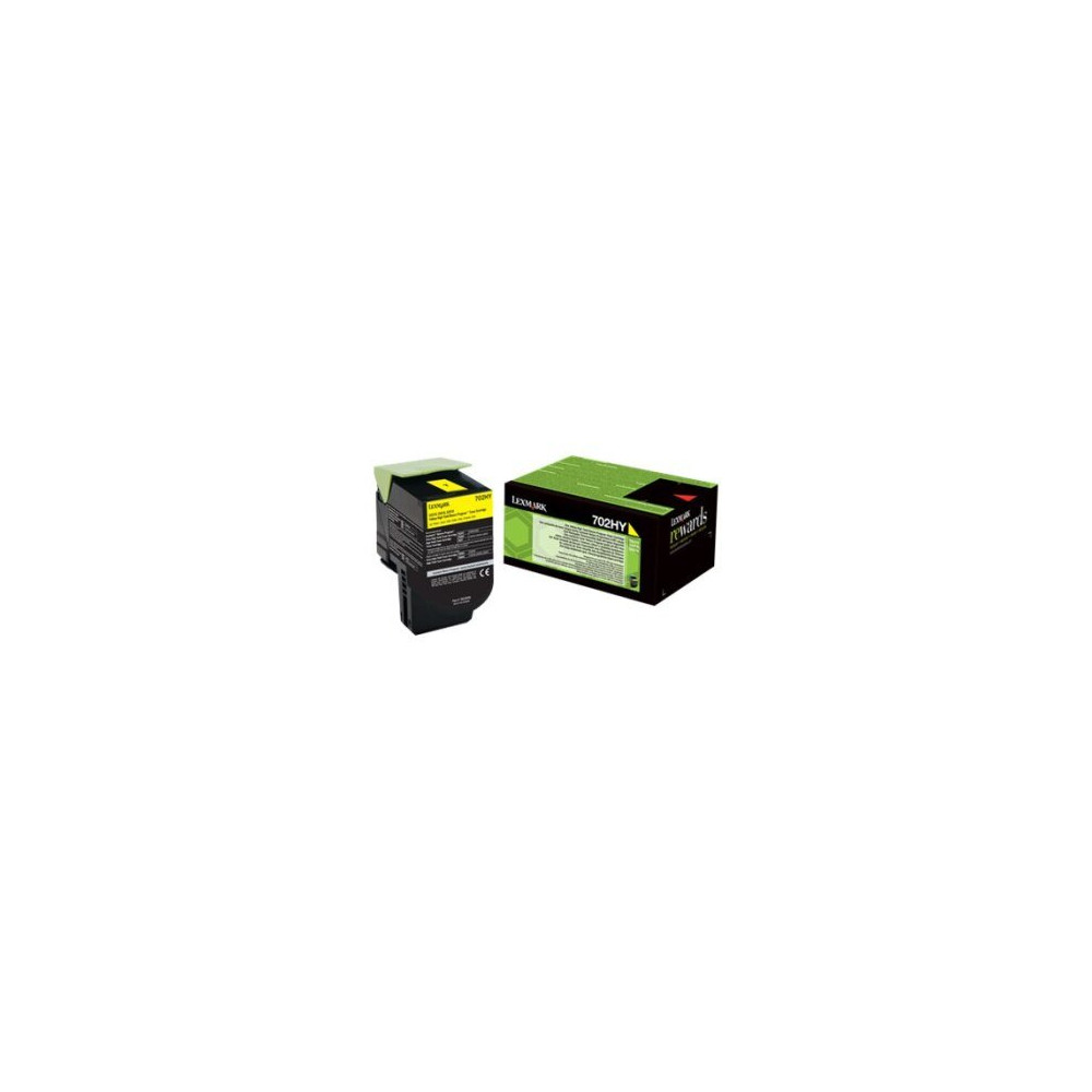 Lexmark 702HY R - 3000 pagine - Giallo - 1 pezzo(i)