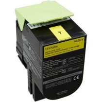 Lexmark 702HY R - 3000 pagine - Giallo - 1 pezzo(i)
