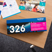 Brother TN-326M cartuccia toner 1 pz Originale Magenta
