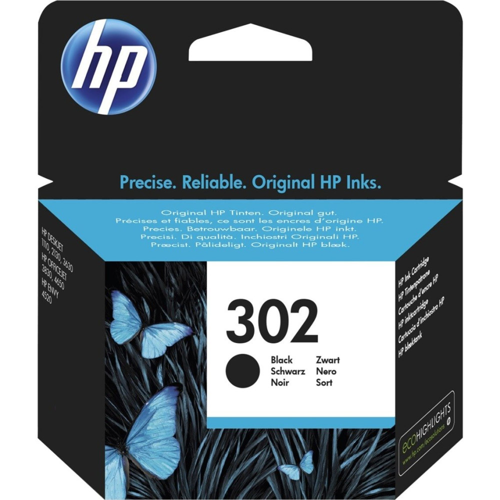HP Cartuccia originale inchiostro nero 302