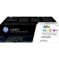 HP Confezione da 3 cartucce toner ciano/magenta/giallo originale ad alta capacità LaserJet 410X
