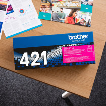 Brother TN-421M cartuccia toner 1 pz Originale Magenta