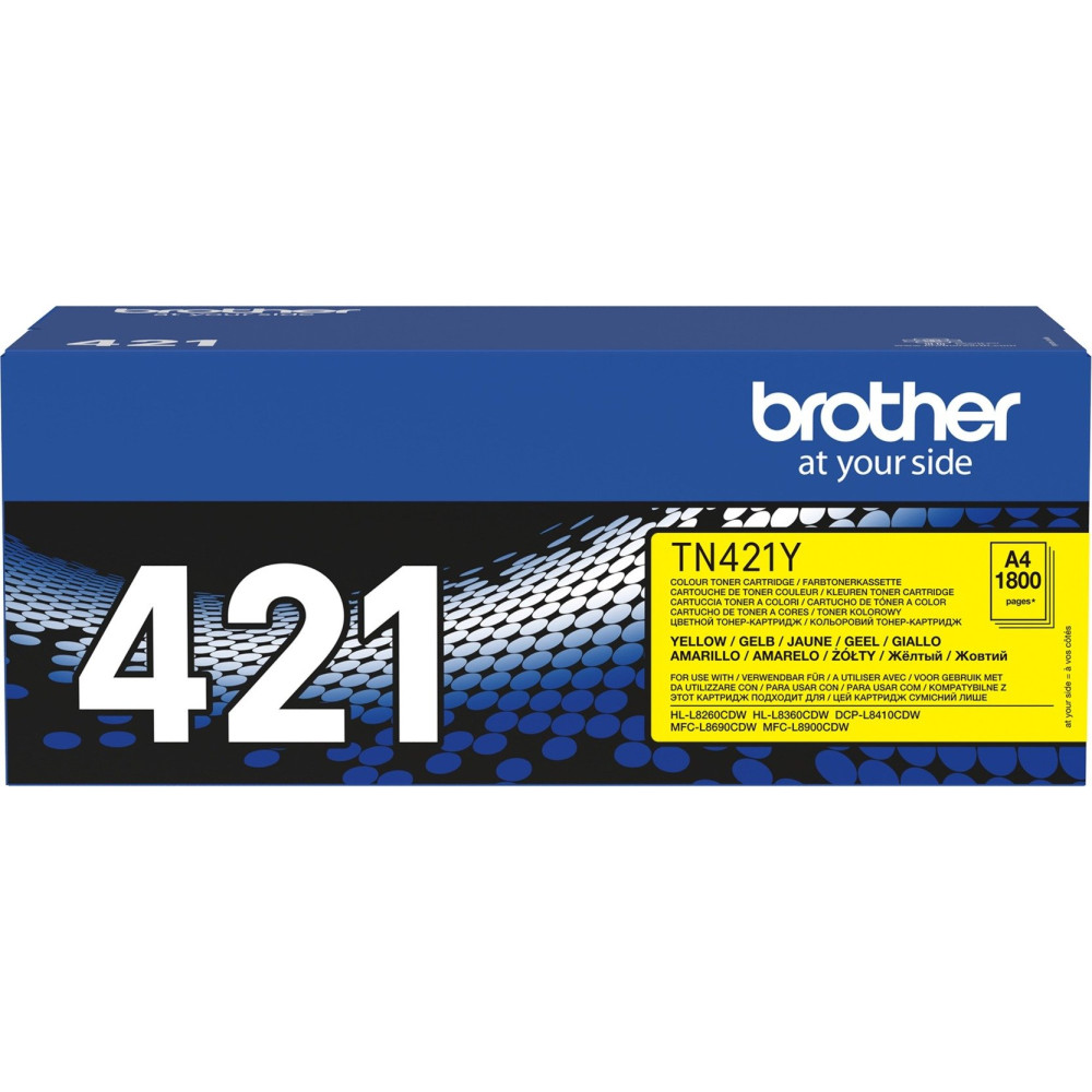 Brother TN-421Y cartuccia toner 1 pz Originale Giallo