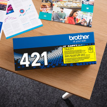 Brother TN-421Y cartuccia toner 1 pz Originale Giallo