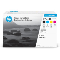 Samsung Confezione da 4 cartucce toner nero/ciano/magenta/giallo originali CLT-P504C