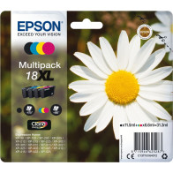 Epson Daisy Multipack Margherita 4 colori Inchiostri Claria Home 18XL, Inchiostro