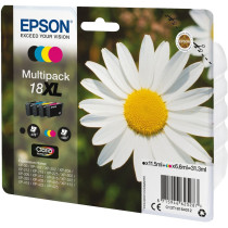 Epson Daisy Multipack Margherita 4 colori Inchiostri Claria Home 18XL, Inchiostro
